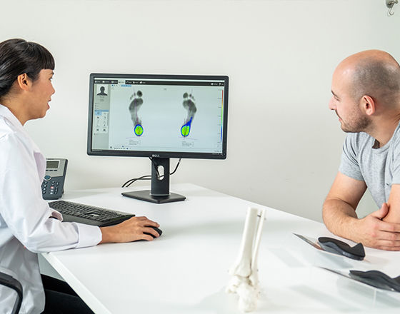 Podiatry treatment plan